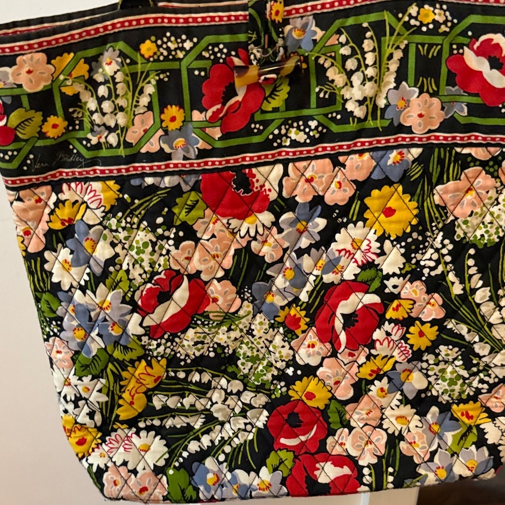Vera Bradley garden tote